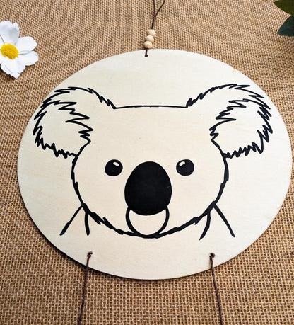 Personalised Australian Animal Name Plaque - Koala