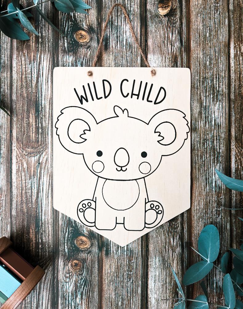 Personalised Australian Animal Sign - Koala