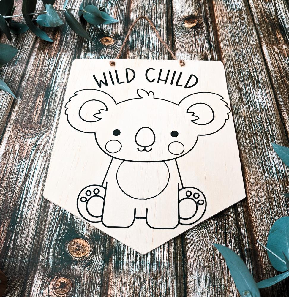 Personalised Australian Animal Sign - Koala