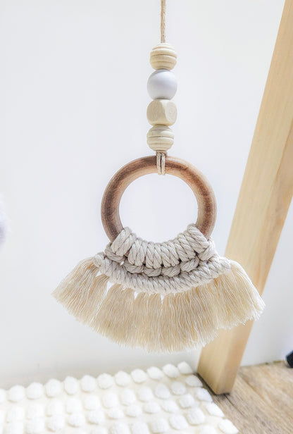 Boho Macrame Baby Play Gym Toys