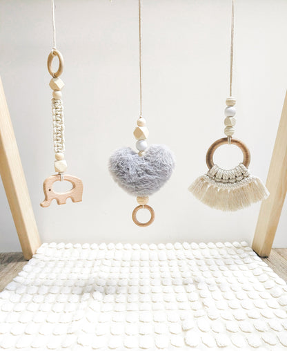 Boho Macrame Baby Play Gym Toys